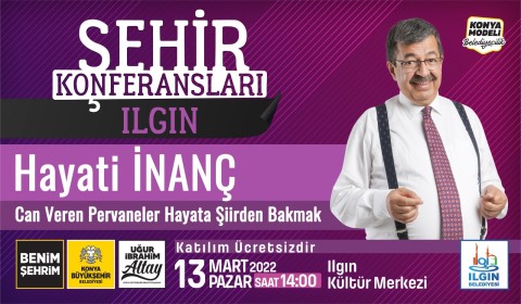 Konya Büyükşehir Belediyesi “Şehir Konferansları”nı ilçelere taşıdı