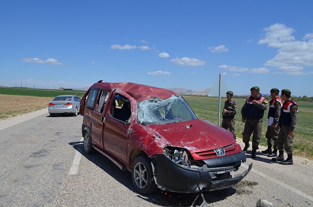 Ilgın’daki trafik kazası: 1 ölü 2 yaralı