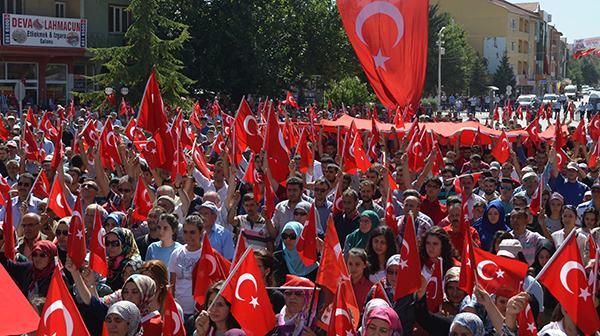 Konya’da Teröre Tepki Yürüyüşü ‘video haber’