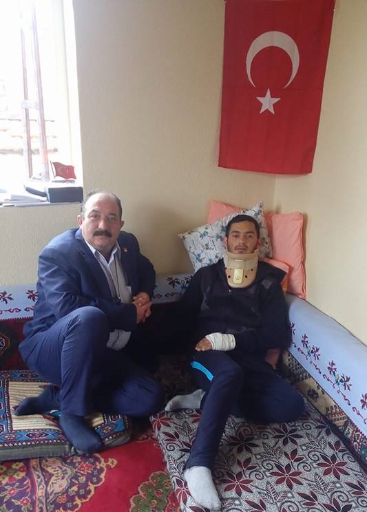 CHP’li Kozan’dan Afrin gazisine ziyaret